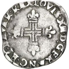 1/8 Écu - Louis XIII Navarre