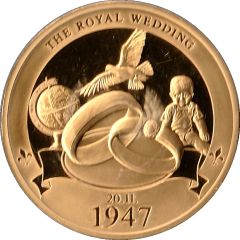 Medal - Queen Elizabeth II Marriage with Prince Phillip