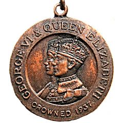 Medal - George VI and Queen Elizabeth Crowned 1937