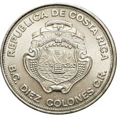 10 Colones Central Bank