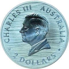 2 Dollars - Charles III 1st Portrait - Australian Wildlife