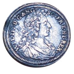 Rechenpfennig - William III Lazarus Gottlieb Lauffer