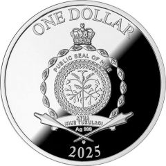 1 Dollar - Charles III Year of the Snake: 7 elements