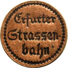 Tramway Token Erfurt - Strassenbahn