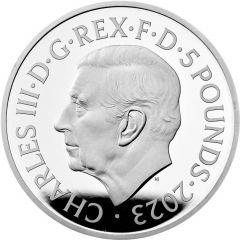 5 Pounds - Charles III Mary Seacole, Silver Proof