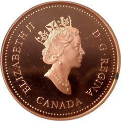 1 Cent - Elizabeth II Royal Canadian Mint, Mirror finish