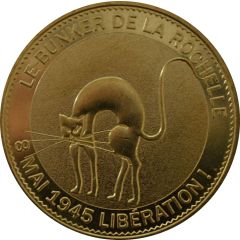 Tourist token - Monnaie de Paris - La Rochelle - Le Bunker chat