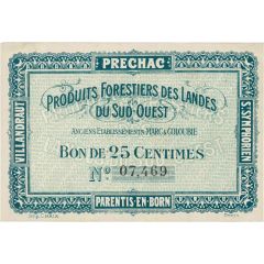 25 Centimes - Produits Forestiers des Landes du Sud-Ouest