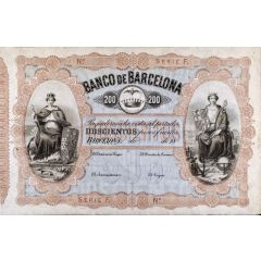 200 Pesos Fuertes Banco de Barcelona