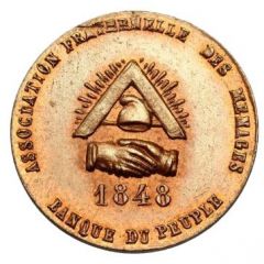 Essai de 1/2 franc, Banque du Peuple