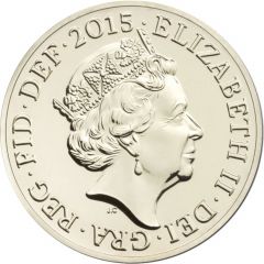 1 Pound - Elizabeth II 5th portrait, Royal Arms