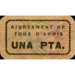 1 Peseta Tous d`Anoia