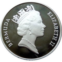 1 Dollar - Elizabeth II Cruise Ship Tourism, Silver Proof Issue