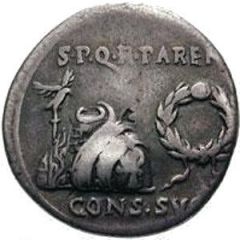 Denarius - Augustus CAESARI AVGVSTO