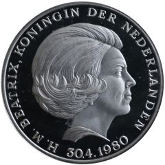 Medal - Abdication and Inauguration Inauguration of Queen Beatrix