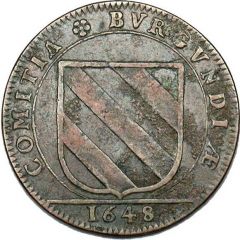 Jeton - Louis XIV - États de Bourgogne - Nouvelles levées de fonds cuivre