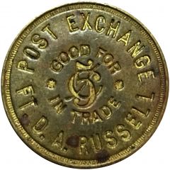 5 Cents - Post Exchange Fort Russell, Wyoming