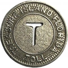 Token - Treasure Island Causeway Treasure Island, Florida