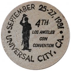 Birthday Dollar - 4th Los Angeles Coin Convention University City, California