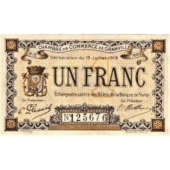 1 Franc - Chambre de commerce de Granville [50]