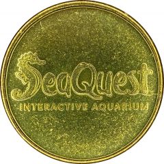Token - SeaQuest Animal Feeding Token Black Tip Reef Shark