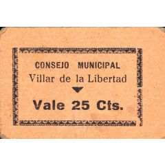 25 Céntimos Villar de la Libertad