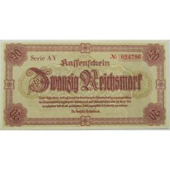 20 Reichsmark Sudetenland and Lower Silesia