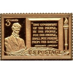 Token - United State Postal Service 3 Cents - Abraham Lincoln