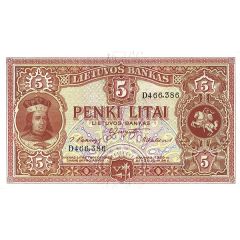 5 Litai Vytautas the Great
