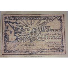 1 Peseta Cabrera de Mataró