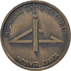 Token - International Coat-Check Corp. Ltd. Vancouver, BC