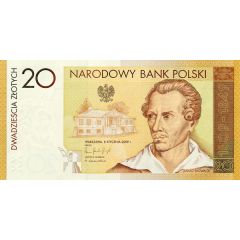 20 Zlotys Juliusz Słowacki