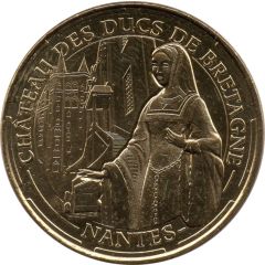 Monnaie de Paris Tourist Token - Nantes Château des Ducs de Bretagne - Anne de Bretagne