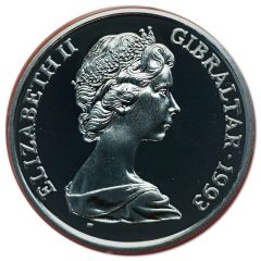 1 Crown - Elizabeth II King George VI, Silver Proof