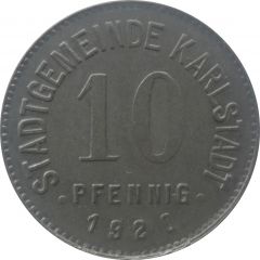 10 Pfennig - Karlstadt