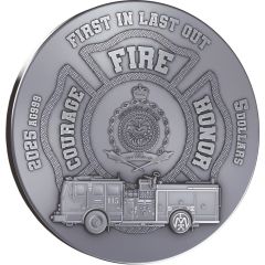5 Dollars - Charles III Firefighters