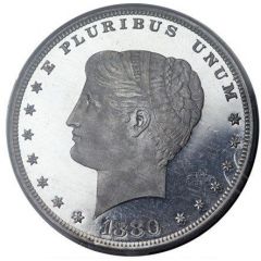 1 Dollar `1880 Goloid Metric Dollar` Pattern, Aluminium