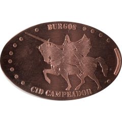 Elongated coin - Cid Campeador with retrograde REVENA