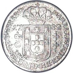 80 Réis - Maria I and Pedro III Low Crown, Lisbon Mint