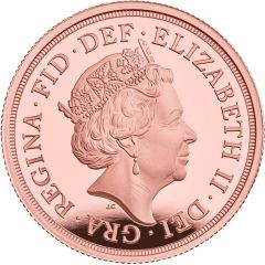 2 Sovereigns- Elizabeth II 5th portrait, Platinum Jubilee