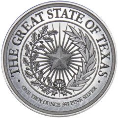 1 oz Silver Round Texas, Come and Take It