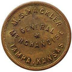 10 Cents - M. S. Hackler Tampa, Kansas