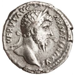 Denarius - Lucius Verus TR P IIII IMP II COS II, Mars