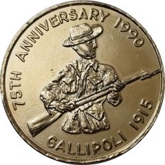 Medal - 75th Anniversary Gallipoli 1915-1990
