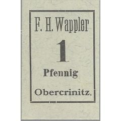 1 Pfennig F. H. Wappler