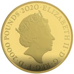 2000 Pounds - Elizabeth II James Bond, Gold Proof
