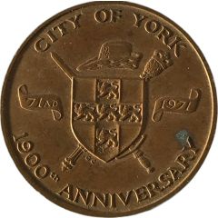 Medal - City of York 1900th Anniversary School Issue