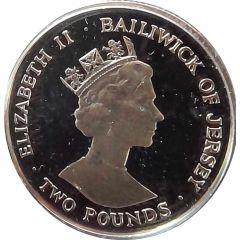 2 Pounds - Elizabeth II 90th Birthday of Queen Mother