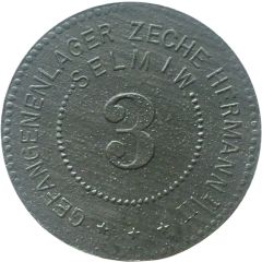 3 Mark - Selm Gefangenenlager Zeche Hermann I/II