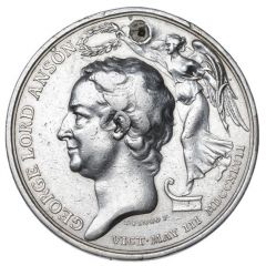 Medal - George II Battle of Cape Finisterre, silver